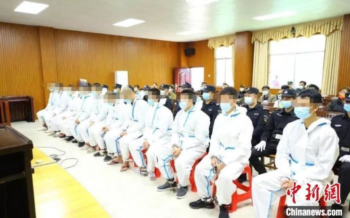 圖為庭審現(xiàn)場?！|蘭法院 攝