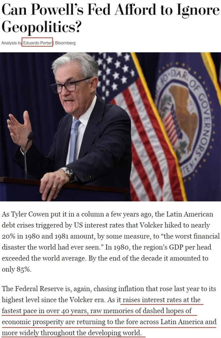 十次加息，美國如何傷害了世界