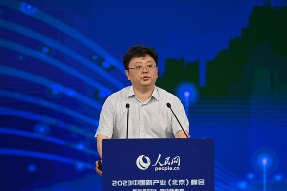 傳播內(nèi)容認(rèn)知全國重點實驗室首席科學(xué)家張勇東。人民網(wǎng)記者 于凱攝