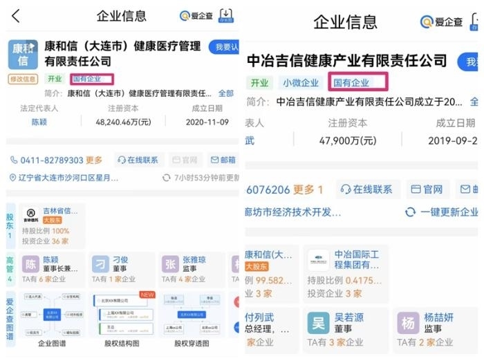 截圖自愛企查。