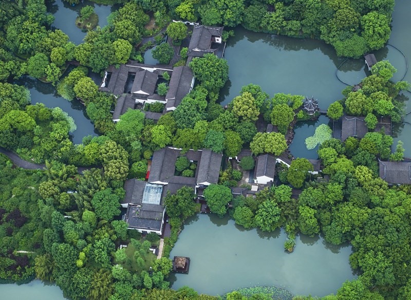 2023年5月11日，浙江杭州，西溪國(guó)家濕地公園。