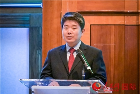李立言致辭。人民網(wǎng) 郭錦標(biāo)攝