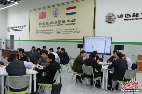 2023年4月，位于杜尚別的塔吉克斯坦魯班工坊課堂。張碩 攝
