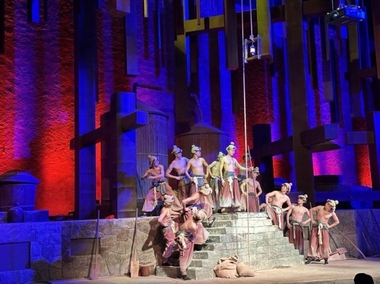 《天釀》演出場(chǎng)景。本報(bào)記者劉書文攝