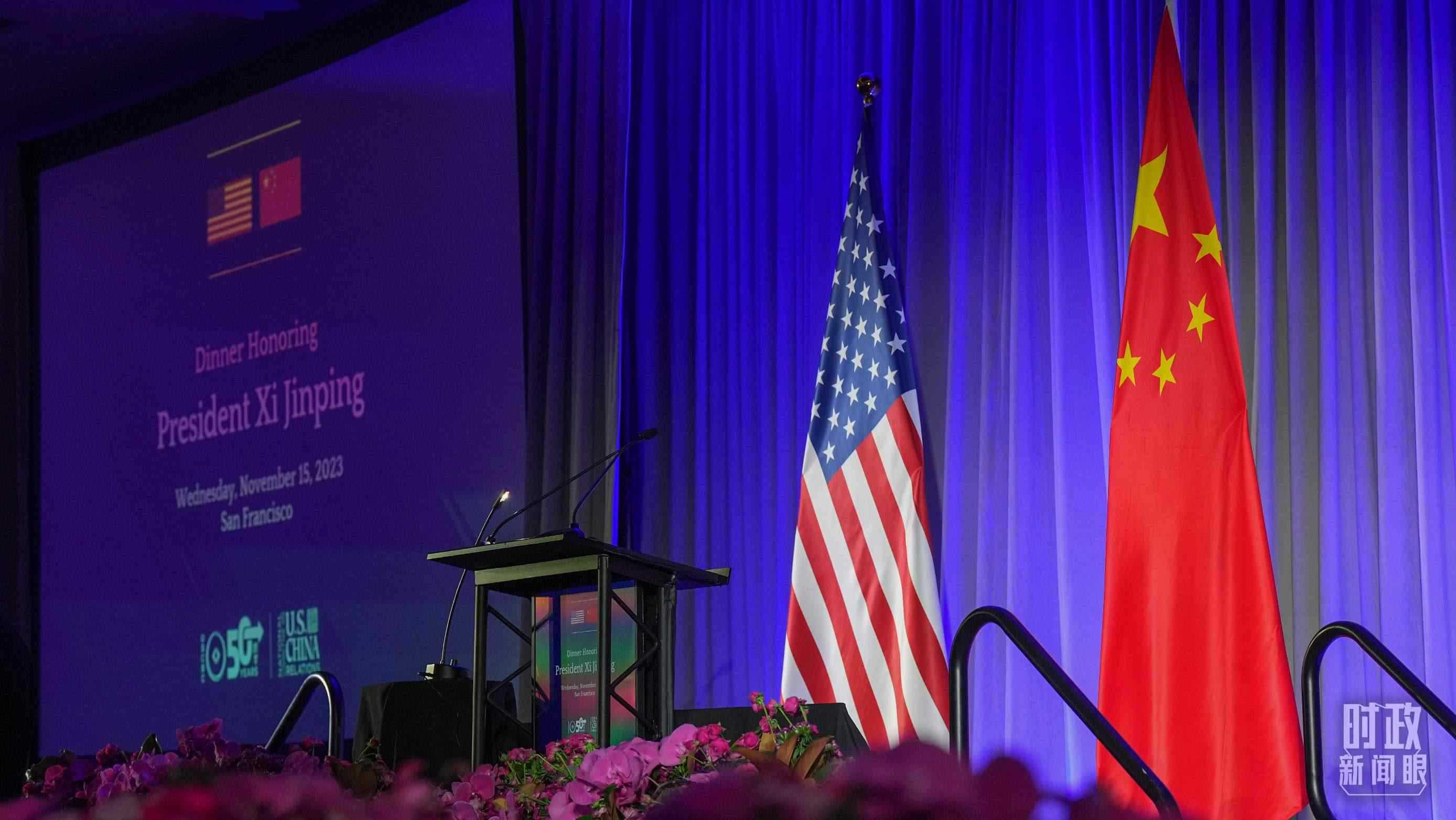 歡迎宴會(huì)當(dāng)晚，習(xí)近平在這里發(fā)表演講。（總臺(tái)國(guó)廣記者李晉拍攝）