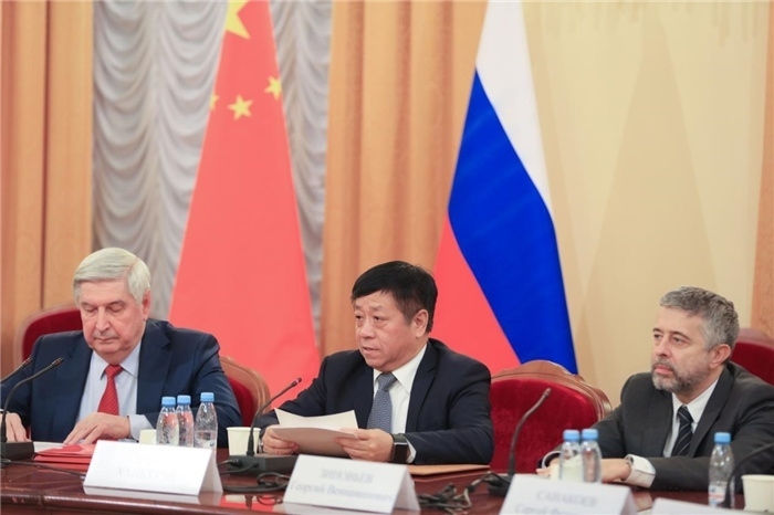 張漢暉大使致辭。駐俄羅斯使館供圖