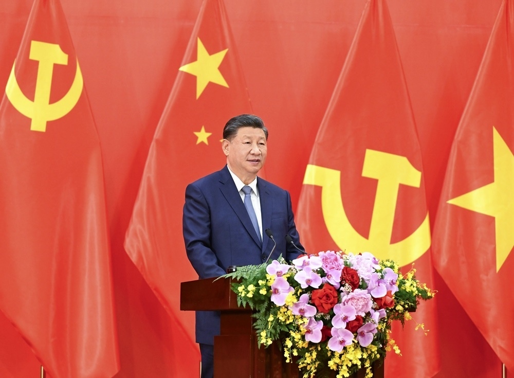 習(xí)近平總書記發(fā)表題為《賡續(xù)傳統(tǒng)友誼，開創(chuàng)中越命運共同體建設(shè)新征程》的重要講話。