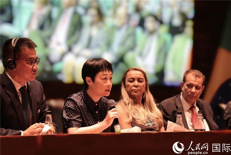 田敏出席論壇開幕式并致辭。人民網(wǎng)記者 時元皓攝