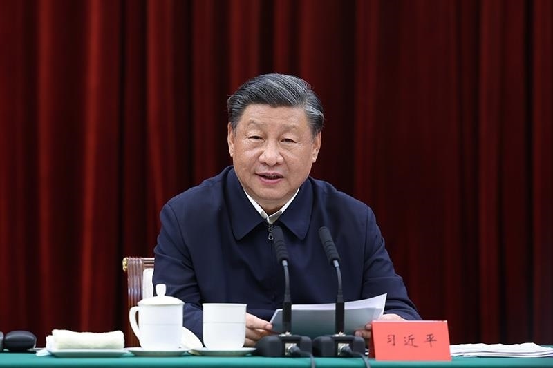△2023年10月12日，習近平總書記在江西南昌市主持召開進一步推動長江經(jīng)濟帶高質(zhì)量發(fā)展座談會并發(fā)表重要講話。