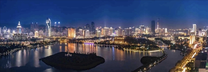 筼筜夜色。（圖源：人民日報(bào)）