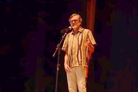 累西腓市政府代表、文化局長梅洛在活動(dòng)中致辭。中國駐累西腓總領(lǐng)館供圖