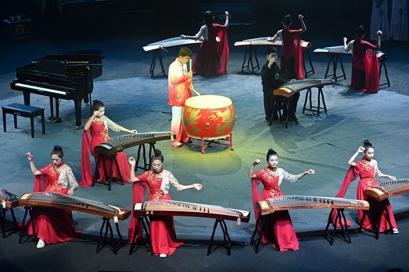2024年1月21日，廣州，“第二屆粵港澳大灣區(qū)青少年音樂周”頒獎典禮在融創(chuàng)廣州大劇院舉行。