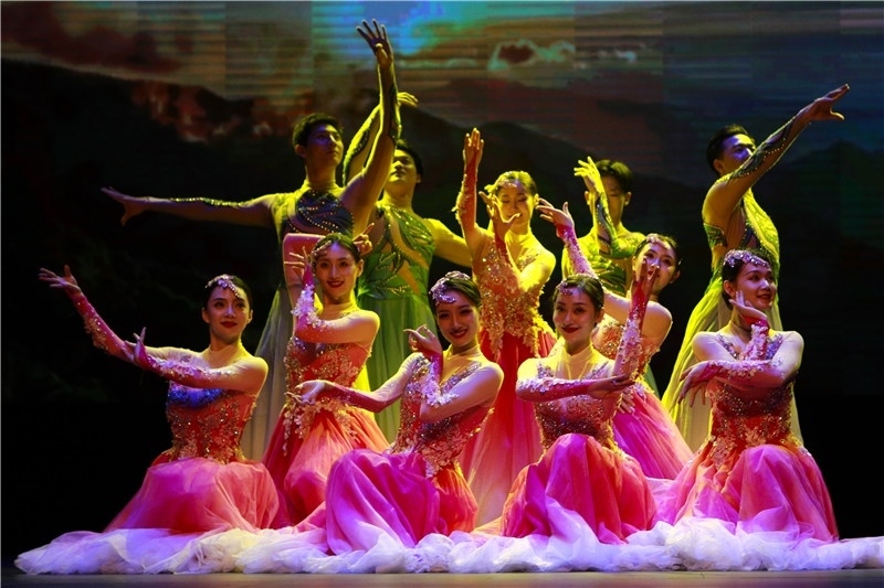 2024年“四海同春”慰僑訪演團亞太團新西蘭惠靈頓演出現(xiàn)場。圖片由陸欣讌、孟韜、葉勇提供