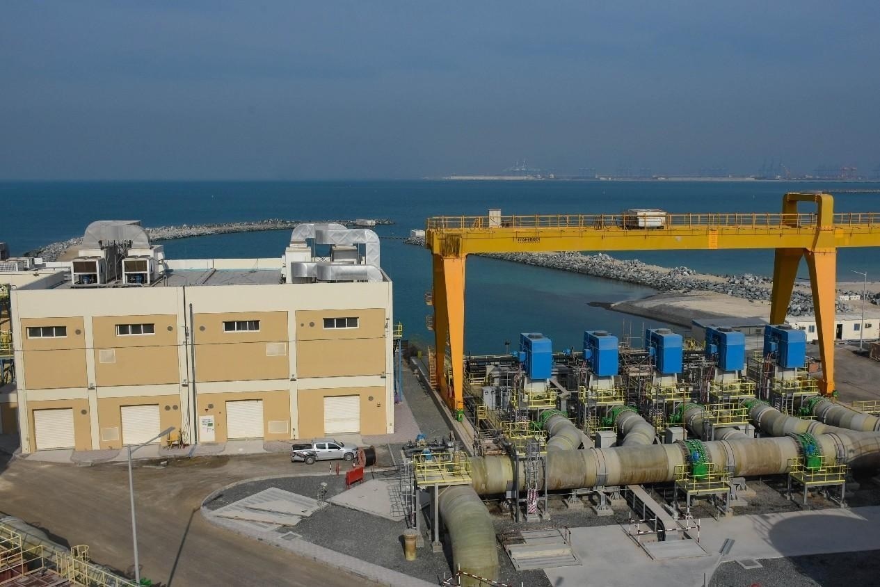 海水取水泵房。山東電建三公司供圖