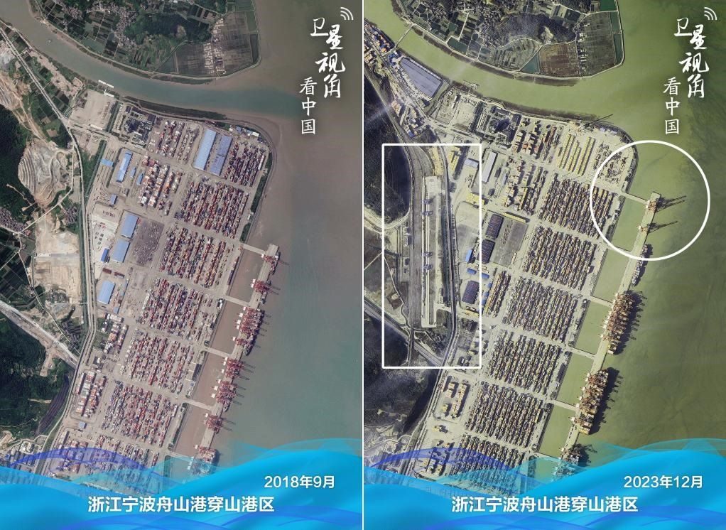 浙江寧波舟山港穿山港區(qū)新建1個(gè)泊位及鐵路穿山港站。