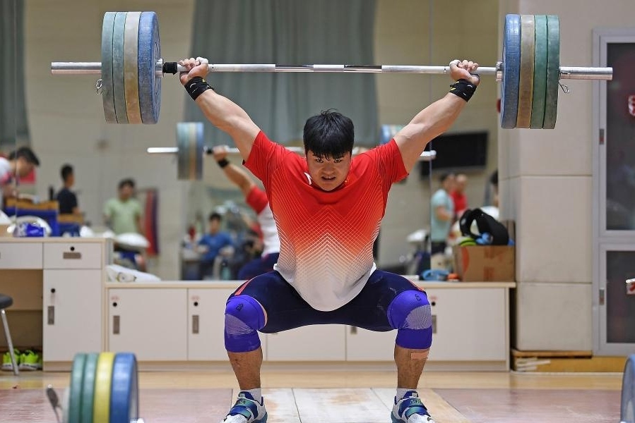 5月10日，國家隊(duì)選手劉煥華在訓(xùn)練中。新華社記者 侯昭康 攝