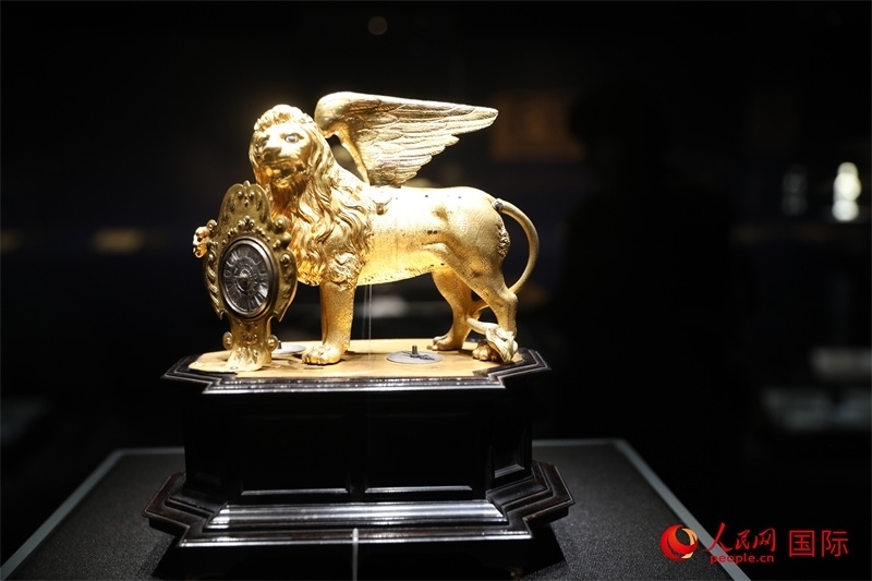展覽“傳奇之旅：馬可·波羅與絲綢之路上的世界”展品。人民網(wǎng) 殷韜攝