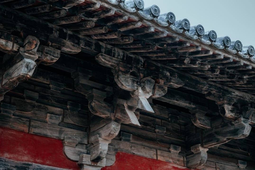 高平市崇明寺古建筑局部。邱活攝
