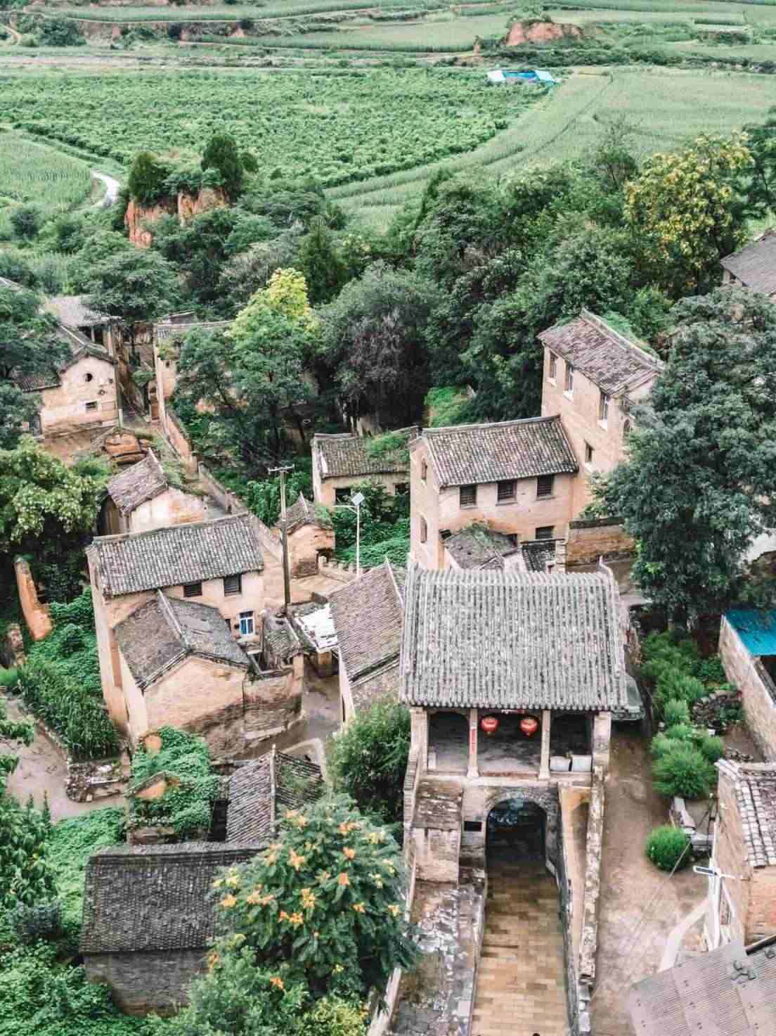 高平市永寧寨村，有許多明清建筑。王劍攝