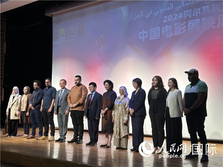 中阿兩國(guó)官員、電影行業(yè)從業(yè)者、媒體代表等出席開幕式 郝瑞敏攝