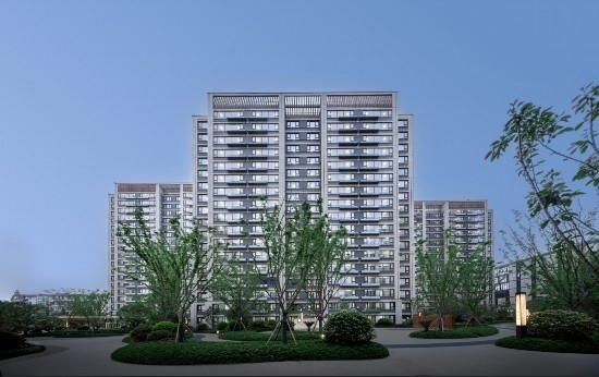 圖為改造后的中鐵臻庭小區(qū)整體外觀。王碩敏 攝