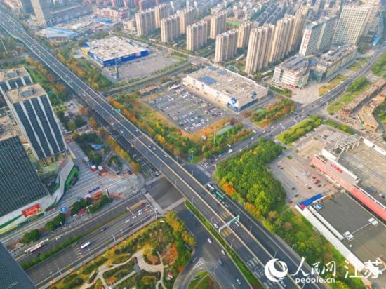 崇川區(qū)北大街便民商圈。人民網(wǎng)記者 王繼亮攝