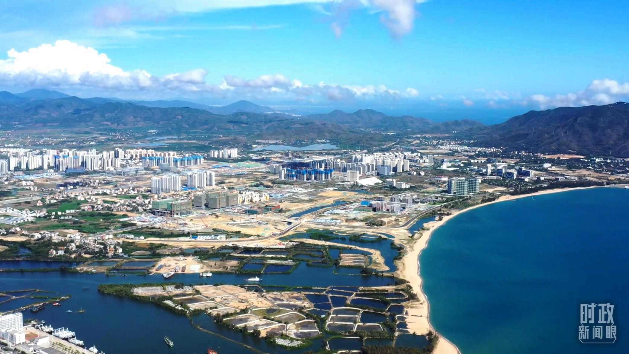 海南崖州灣科技城。（總臺(tái)記者張偉克拍攝）