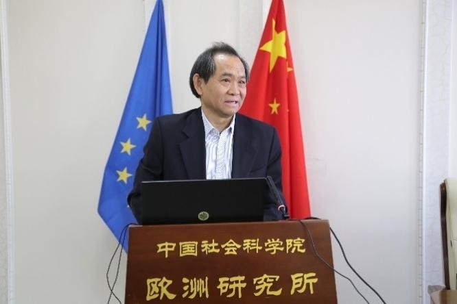 中國(guó)社會(huì)科學(xué)院歐洲研究所黨委書(shū)記、副所長(zhǎng)公茂虹主持開(kāi)幕式。吳迪攝
