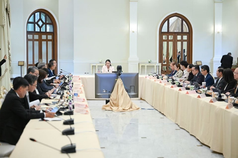 會議現(xiàn)場。泰國總理府供圖