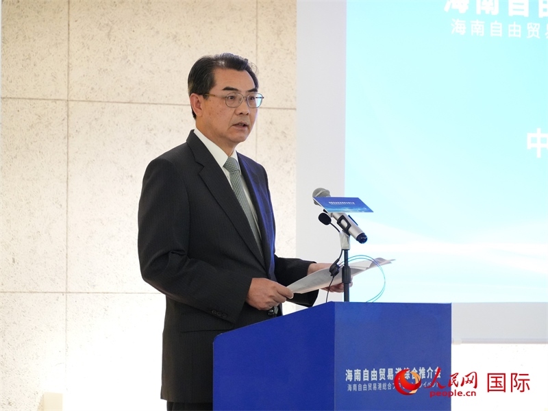 中國駐日本大使吳江浩致辭。人民網(wǎng) 許可攝
